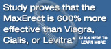 Study proves that MaxErect is 600% more effective than Viagra, Cialis or Levitra